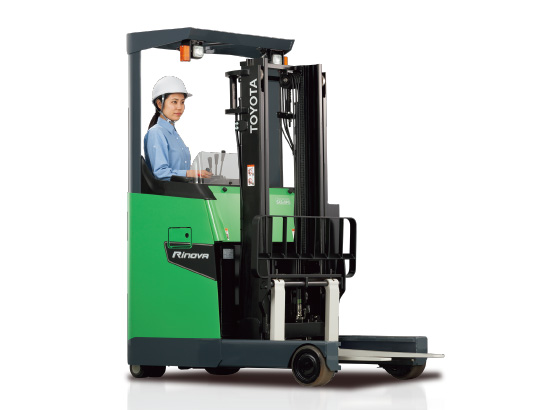 リーチ式フォークリフト　トヨタL&F　Rinova