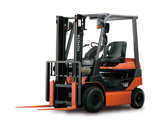 冷凍冷蔵庫仕様のフォークリフト