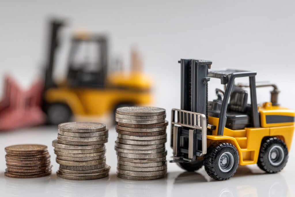 フォークリフトとお金